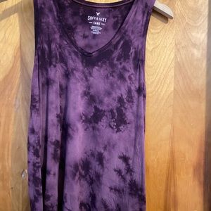 American eagle maroon tie bye soft and sexy tank size small